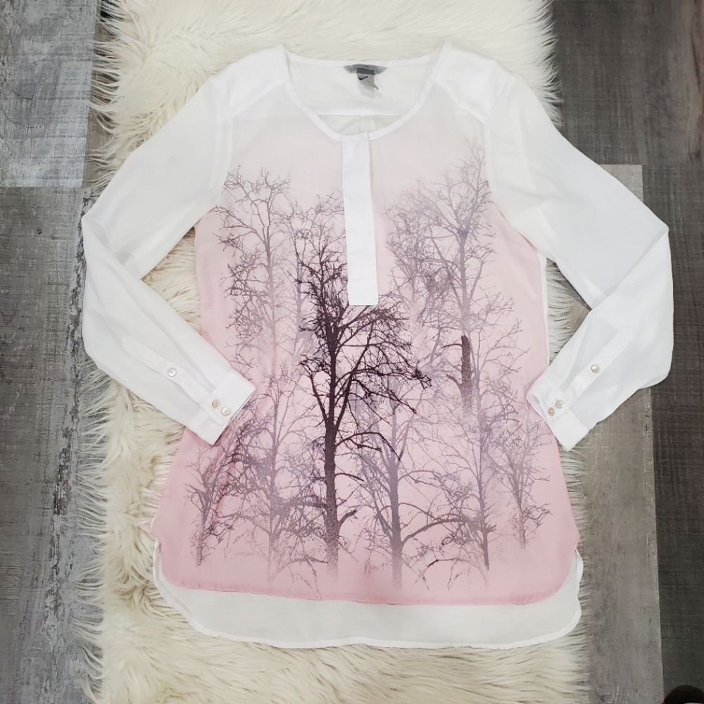 H&M  white botton down  shirt